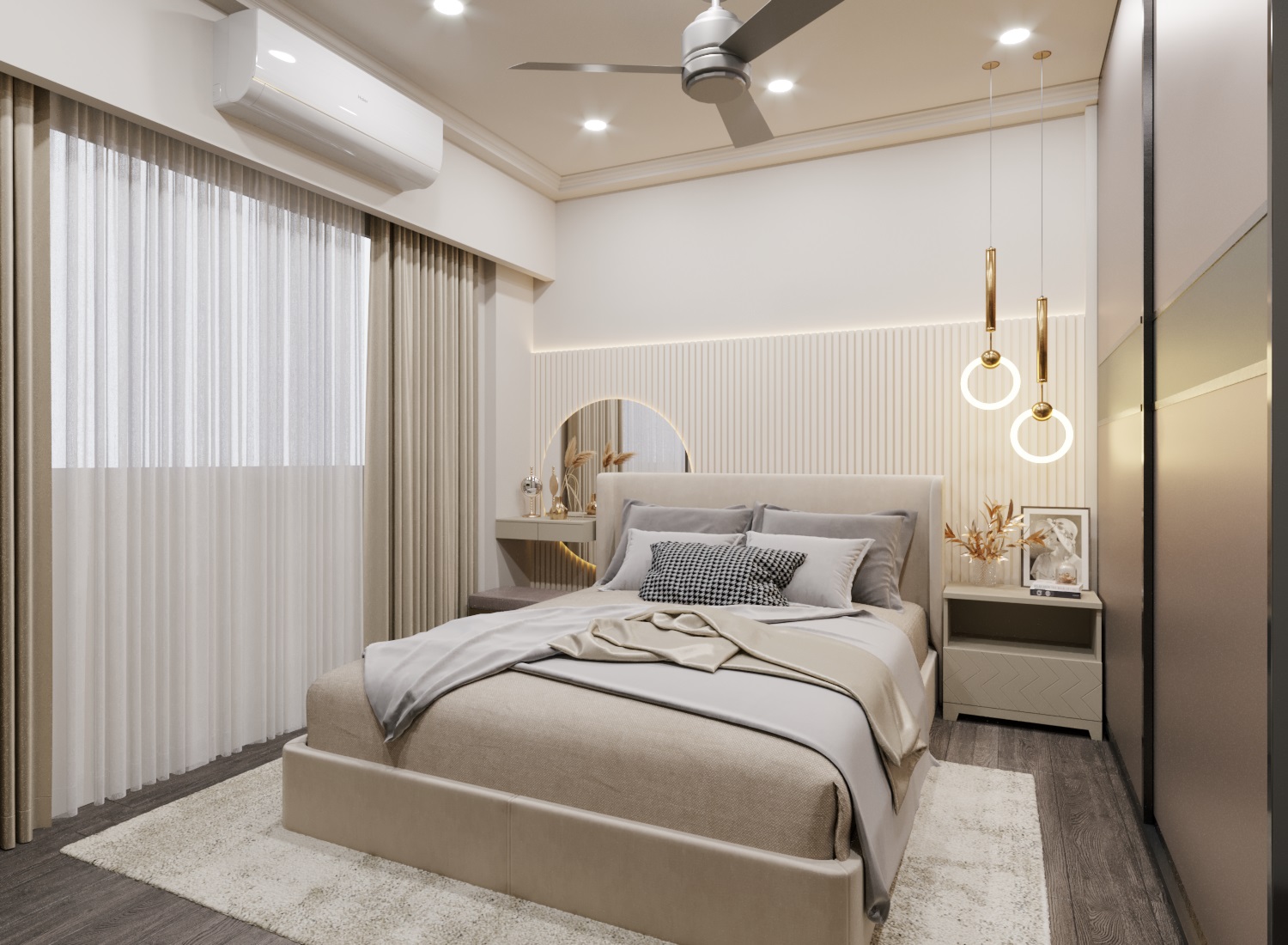 Thiết kế nội thất căn hộ hiện đại sang trọng - Mỹ Khê Apartment