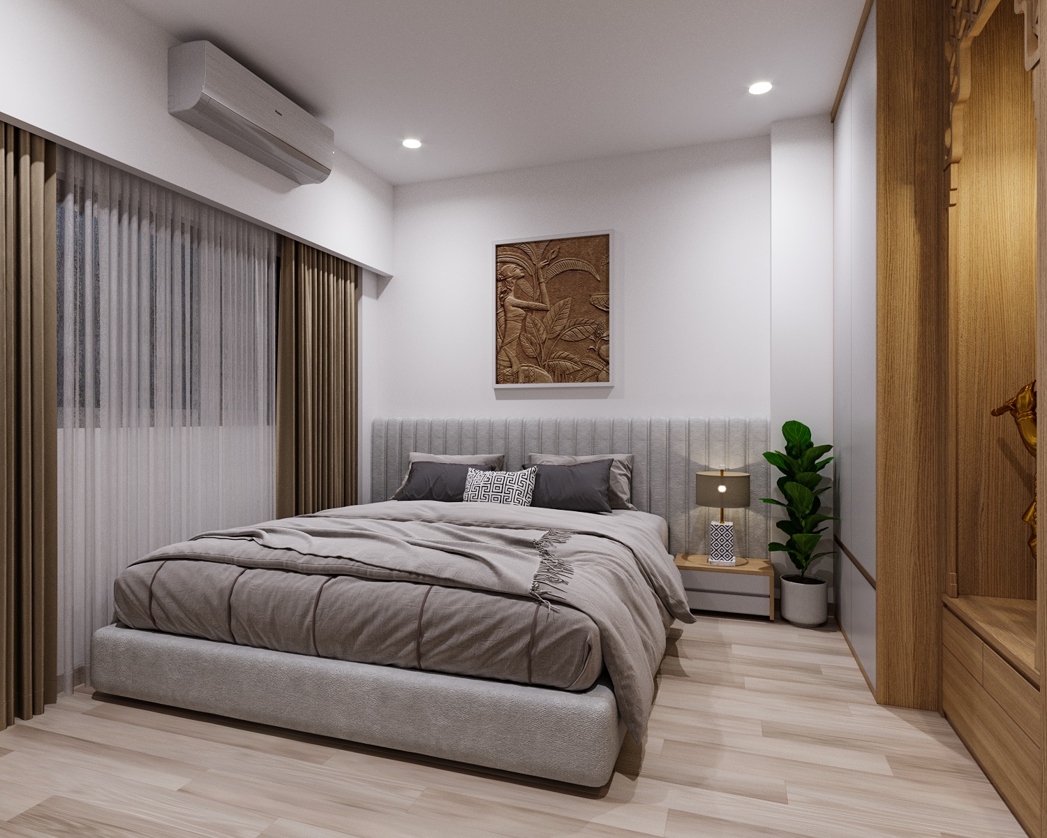 Thiết kế nội thất căn hộ hiện đại sang trọng - Mỹ Khê Apartment