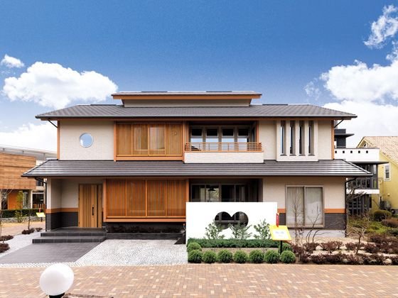 Thiết kế Nhà mái Nhật 2 tầng hiện đại, đơn giản
